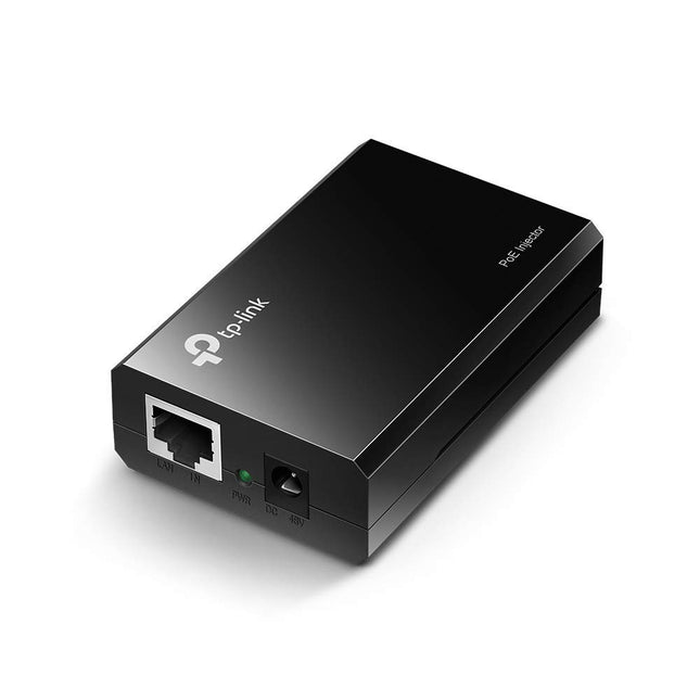 TP-Link POE150S PoE Injector 48v, Omada IEEE 802.3af Compliant, Gigabit Ethernet PoE Injector, Non-PoE to PoE Adapter, Up to 15.4W Power, LED Indicator, Plug & Play, Distance Up to 100m