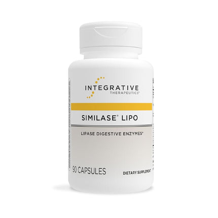 Integrative Therapeutics - Similase Lipo - Suplemento Enzimático de Lipasa Desarrollado por Médicos - Promueve la Digestión de Grasas - 90 Cápsulas Vegetales