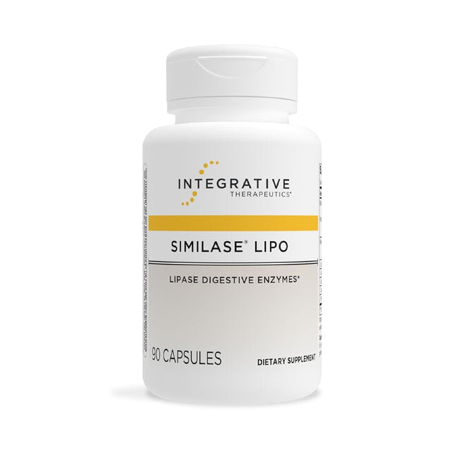 Integrative Therapeutics - Similase Lipo - Suplemento Enzimático de Lipasa Desarrollado por Médicos - Promueve la Digestión de Grasas - 90 Cápsulas Vegetales