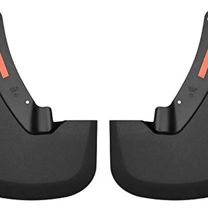 Husky Liners Custom Mud Guards | Fits 2009-2024 Dodge Ram 1500 (19-24 Classic Body) 2010-2018 Dodge Ram 2500/3500, w/OEM Fender Flares | Front, 2-pc Black - 58181