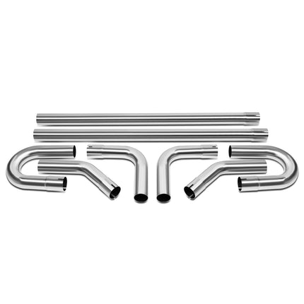 DNA MOTORING 8Pcs 3 Inches Stainless Steel DIY Cus