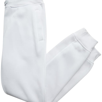 Southpole Men's 1570 Basic Active Fleece Jogger Sweatpants, White, X-Large