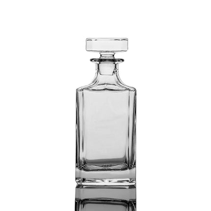 Square 26oz Whiskey Decanter with Glass Stopper