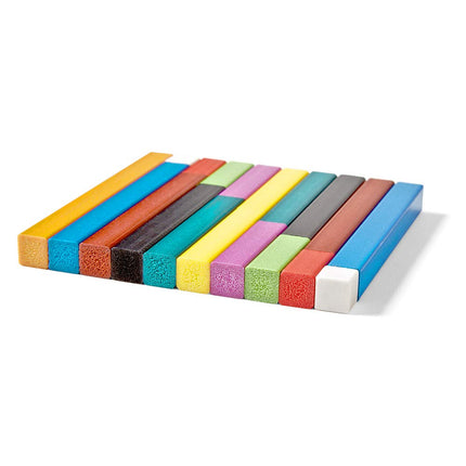 ETA hand2mind Regletas de Cuisenaire de Plástico (Juego de 74)