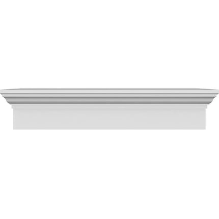 Ekena Millwork CRH06X34 34" Bottom Width x 37 1/2" Top Width x 6"H x 1"P Crosshead