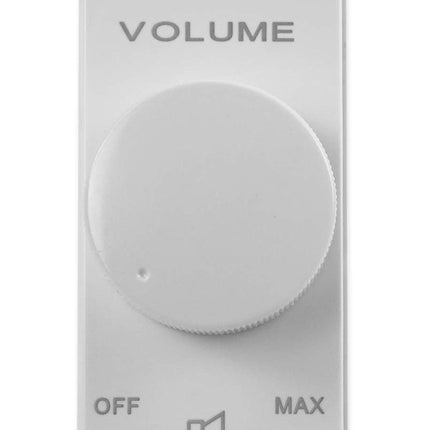 Rockville VOL7035 35W 70V Wall Volume Control, 1-Gang, White, Mono Audio, Easy Install, Dust-Protected, for Commercial Audio Systems