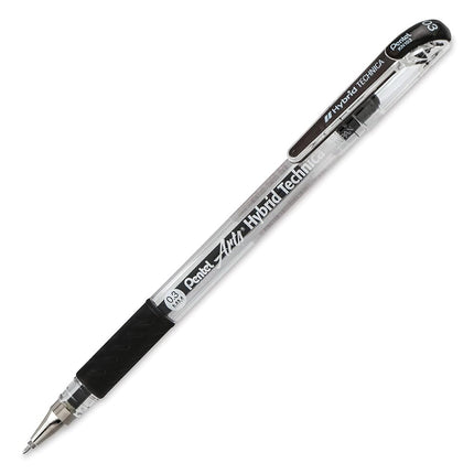 Pentel Arts Hybrid Technica 0.3 mm Pen, Ultra Fine Point, Black Ink, Box of 12 (KN103-A) by Pentel