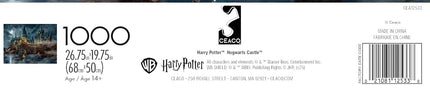 Ceaco – Thomas Kinkade Harry Potter Hogwart's Castle - 1000 Piece Silver Select Jigsaw Puzzle - Colorful Puzzles for Adults - Precision-Cut Pieces, Beautiful Artwork,