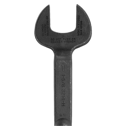 Klein Tools 3214 Spud Wrench, 1-5/8-Inch Nominal Opening, 1-Inch Bolt for U.S. Heavy Nut