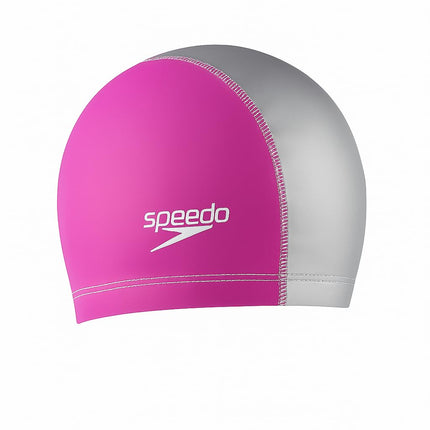 Speedo Unisex-Adult Swim Cap Stretch Fit, Pink, Sm