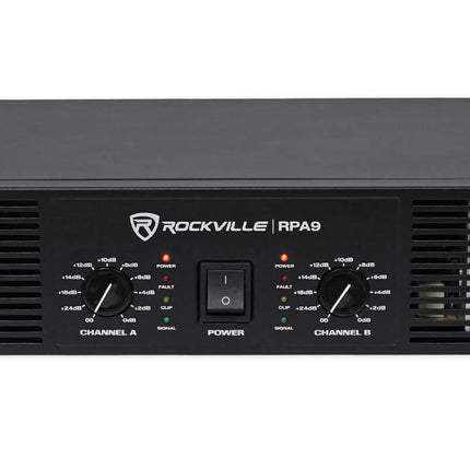 Rockville RPA9 3000 Watt Peak / 1500w RMS 2 Channe