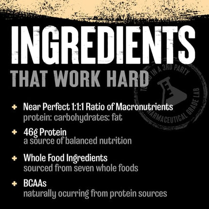 Animal Meal – All Natural High Calorie Meal Shake – Egg Whites, Beef Protein, Pea Protein, Rolled Oats, Sweet Potato, Chocolate 5 Pound