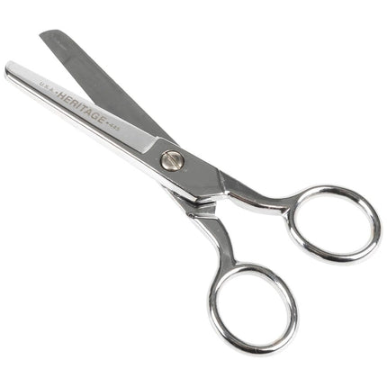 Klein Tools H445 Scissors, Made in USA, Safety Scissors for Thread, Yarn, Weaving and Knitting Mills for Right-Hand or Left-Hand Use, 5-Inch