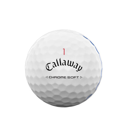 Callaway Golf Chrome Soft Premium Tour Golf Ball 2024 White Double Dozen Gift Box