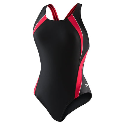 Maillot de bain Speedo femme Powerflex Eco Taper Splice Pulse Back
