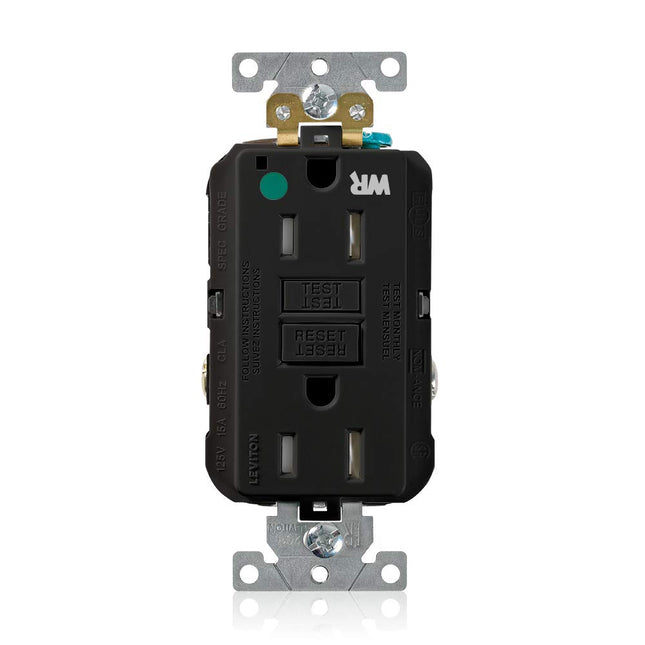 Leviton GFWT1-HGE 15A-125V Extra-Heavy Duty Hospit