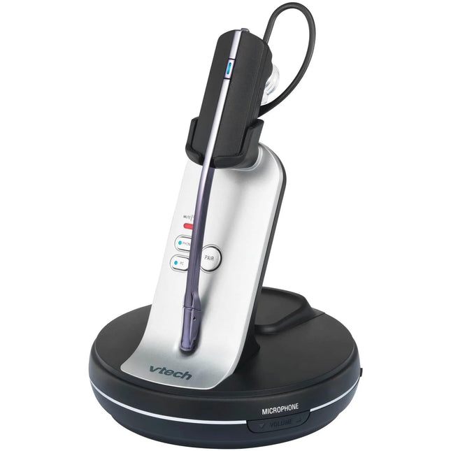 Casque sans fil de bureau DECT convertible compatible softphone VTech VH6210 pour téléphones de bureau professionnels
