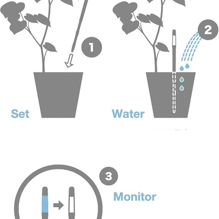 Sustee Medidor Aqua, Repuesto de Sensor de Humedad, Estilo Pequeño, 4 Varitas de Repuesto