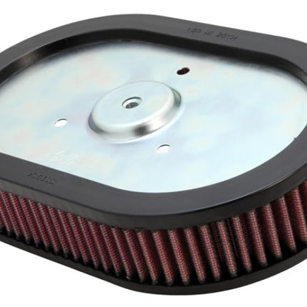 Filtro de aire de repuesto K&N compatible con elemento H/D Screamin Eagle Ventilator (HD-0910), negro, paquete de 1