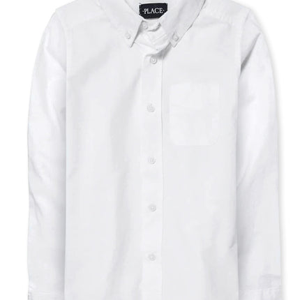 The Children's Place Boys' Long Sleeve Oxford Shir