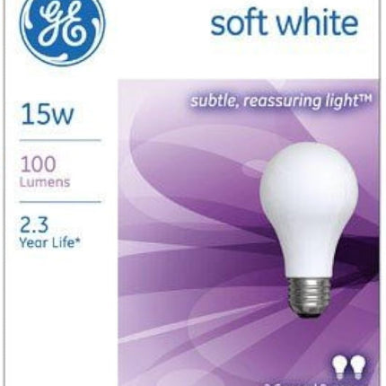 GE Lighting 97491 15 Watt Soft White Standard Inca