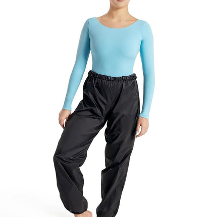 Capezio Women's Rip Stop Pant, Black, XS