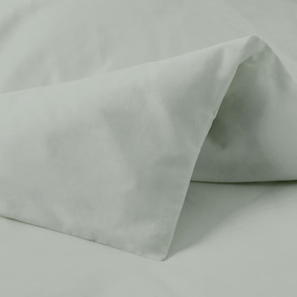 Amazon Aware 100% Organic Cotton 300 Thread Count Duvet Cover Set - Sage Green, Full/Queen