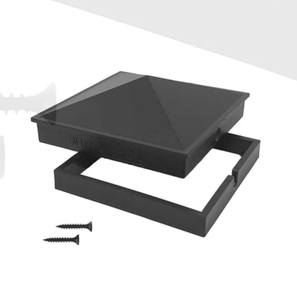 Nuvo Iron Pyramid Post Cap, 4.5-in x 4.5-in