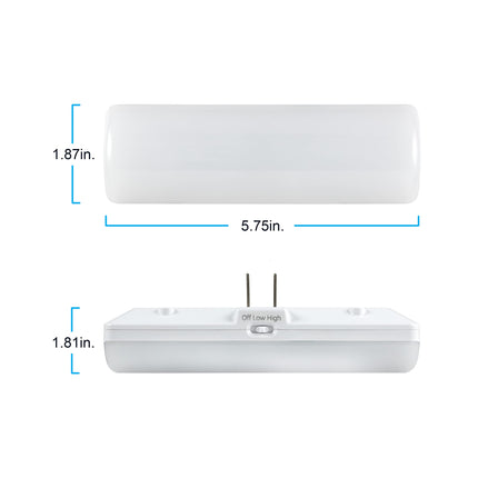 GE Ultrabrite Barre lumineuse LED Veilleuses à brancher sur secteur Décoration d'intérieur Lumière d'ambiance Capteur crépusculaire Veilleuse lumineuse, Blanc, 200 lumens, 1 pièce