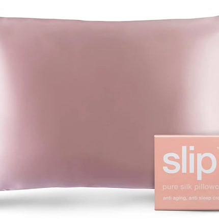 Slip Silk Queen Pillowcase, Pink | 100% Pure 22 Mo