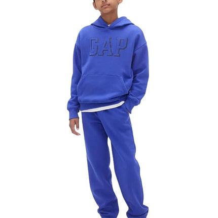 Gap Boys' Heritage Logo Pull-on Jogger Sweatpants, Royal Gem, X-Small
