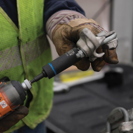 2-in-1 Deep Impact Socket, 6-Point 7/8-Inch and 11/16-Inch Hex Sizes, Use with Impact Wrenches BAT20-CW, BAT20-CW Klein Tools 66064