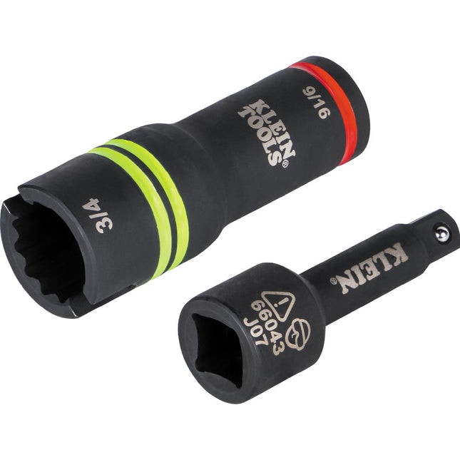 Klein Tools 66044 3-in-1 Flip Impact Socket, Align