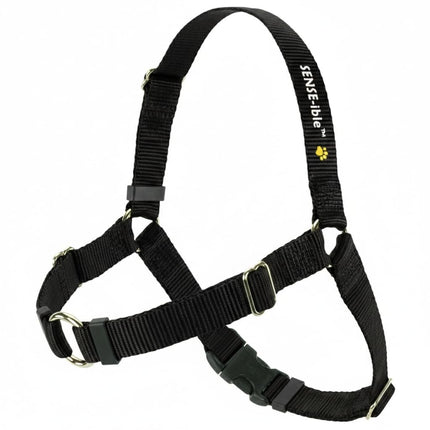 Softouch Sense-ible No-Pull Dog Harness - Black Medium