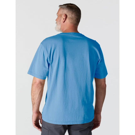 Carhartt Men's Loose Fit Heavyweight Short-sleeve Pocket T-shirt, Tranquil Blue, S