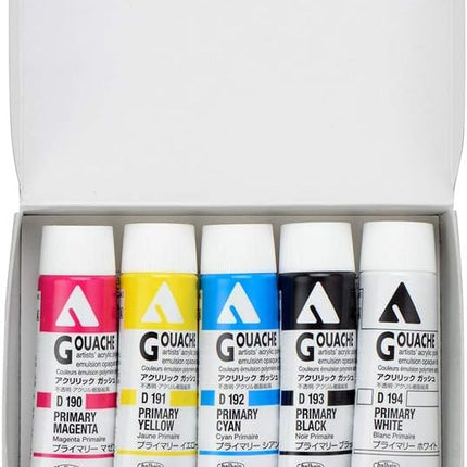 Holbein - Acryla Gouache 5-Color 20ml Mixing Color Set