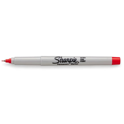 Sharpie Color Burst Permanent Markers, Ultra-Fine Point, Red
