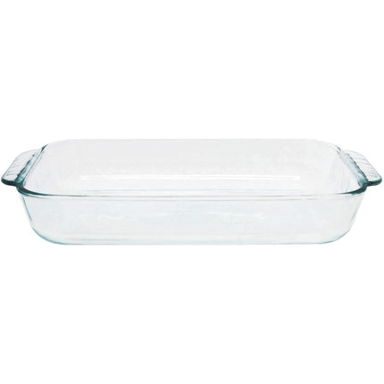 Pyrex, Clear Basics 2 Quart Glass Oblong Baking Dish, 11.1 in. x 7.1 in. x 1.7 in, 2 QT Rectangular