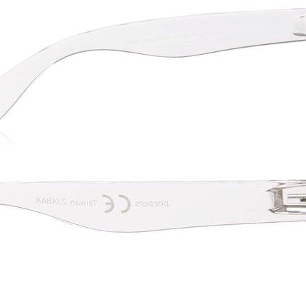Peepers Clark Non Polarized Square Focus Eyewear-Blue Light Filtering Glasses, Clear Lenses, 3 3