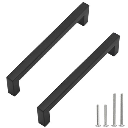 Redunest Cabinet Pulls Matte Black Cabinet Handles