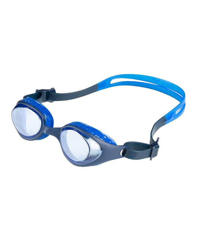 ARENA Air Junior Goggles for Children Age 6-12, Ultra-Light, Unisex Swim Goggles with Anti-Fog, UV Protection & Adjustable Fit, with Soft Air Seals for Gentle Wear, Blue/Blue