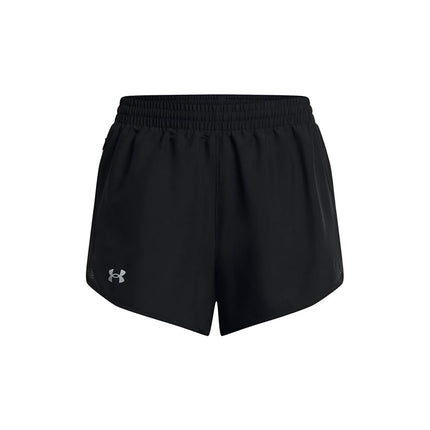 Under Armour Womens Fly By 3'' Shorts Black XXL