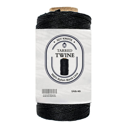 SGT KNOTS Tarred Twine Cord for Bushcraft, Nylon B