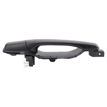 TRQ Rear Left Exterior Door Handle Black Drivers Side Compatible with 2004-2012 Mitsubishi Galant