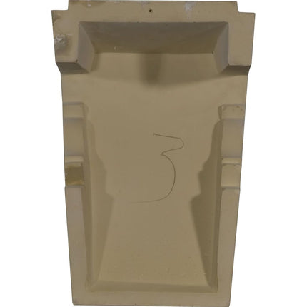 Endurathane Elsinore Keystone for use with CRH09X, 8"W x 11 1/2"H x 6 7/8"P, Factory Primed