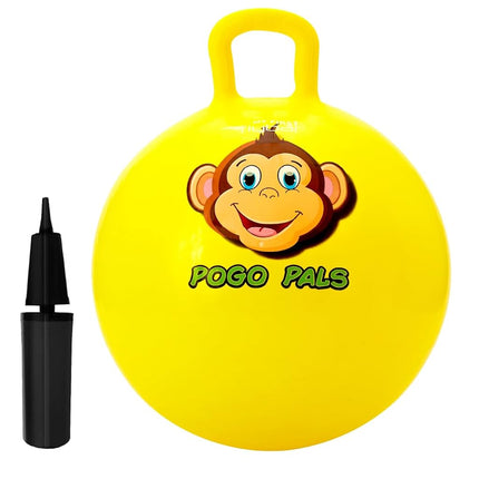 Flybar Hopper Ball for Kids, Inflatable Bouncy Rid