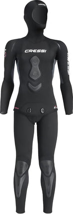 Cressi Apnea Wetsuit - Black, Medium/Size 3