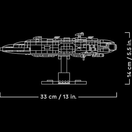 LEGO Star Wars 75405 Home One Starcruiser Building Set for Adults, Collectible Build-and-Display Starship Model with a Stand, Birthday Gift Idea for Men, Women and Teenage Fans of Return of The Jedi