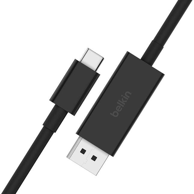 Belkin USB C to DisplayPort 1.4 Cable 2m 32.4Gbps 8K 60Hz 4K 144Hz Black