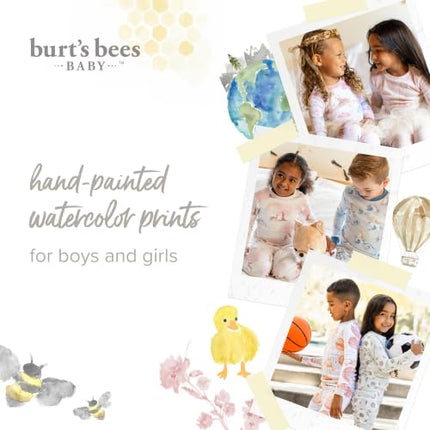 Burt's Bees Baby Bodysuit, Midnight, 3-6 Mois (Pack of 5)